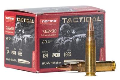 7.62x39 124GR FMJ Range/Training 20RD