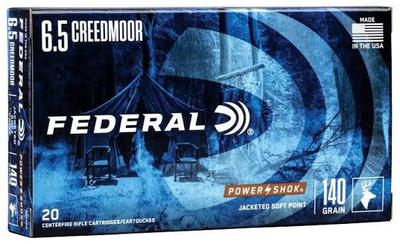 6.5 Creedmoor 140GR SP Power Shok 20RD
