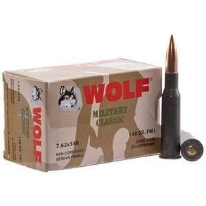 7.62x54R 148GR FMJ Military Classic 20RD