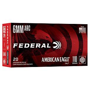 6MM ARC 110GR TMJ American Eagle 20RD