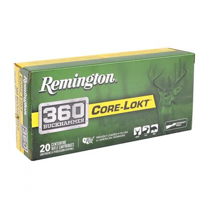 360 Buckhammer 200GR Core-Lokt SP 20RD