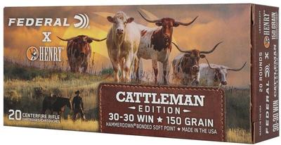 30-30 WIN 150GR HammerDown SP Henry Cattleman Edition 20RD
