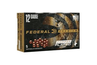 12GA 2-3/4in 1oz 1 Buck Copper Plated 5RD