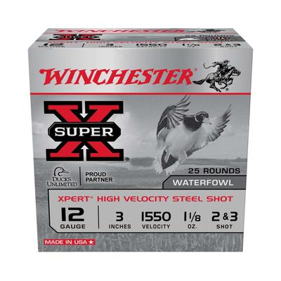 12GA 3in 1-1/8oz 2+3 Shot Xpert Steel 25RD