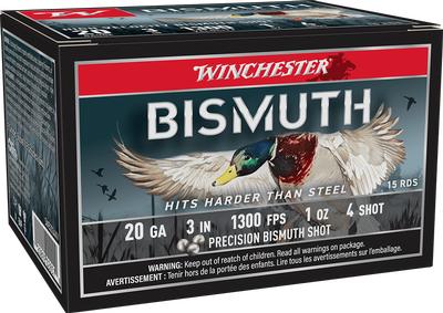 20GA 3in 1oz 4 Shot Bismuth 1300fps 15RD