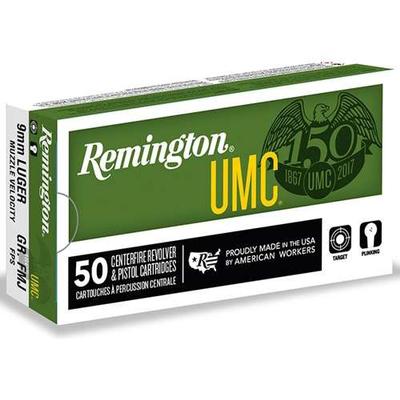 9mm 124GR FMJ UMC 500RD