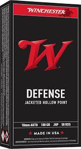 10mm AUTO 180GR Hollow Point USA 50RD
