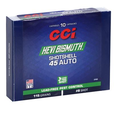 45 AUTO 115GR 8 Shot HEVI BISMUTH 10RD