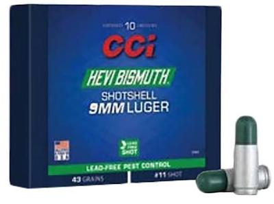 9mm 43GR 11 Shot HEVI BISMUTH 10RD
