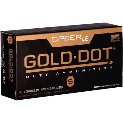 40S&W 180GR Hollow Point Gold Dot 50RD