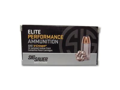9mm 124GR Jacketed Hollow Point V-CROWN 50RD