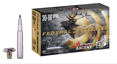 30-06 Springfield 175GR TERMINAL ASCENT 20RD