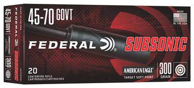 45-70 GOVT 300GR Soft Point American Eagle 20RD