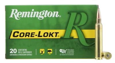 300 Rem Ultra Mag 180GR Pointed Soft Point Core-Lokt 20RD