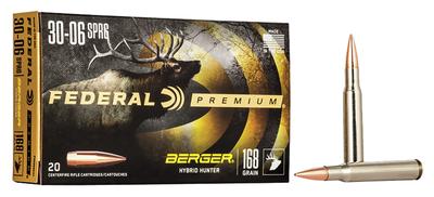 30-06 SPRG 168GR BERGER HYBRID HUNTER 20RD