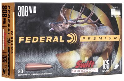 308 Win 165GR SWIFT SCIROCCO II 20RD