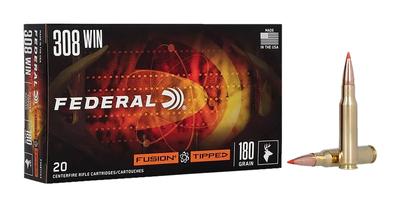 308 Win 180GR FUSION TIPPED Bonded 20RD
