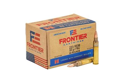 223 Rem 55GR FMJ Frontier 50RD