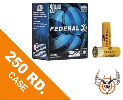 20GA 2-3/4DR 7/8OZ 1250FPS 8 Shot Top Gun 250RD