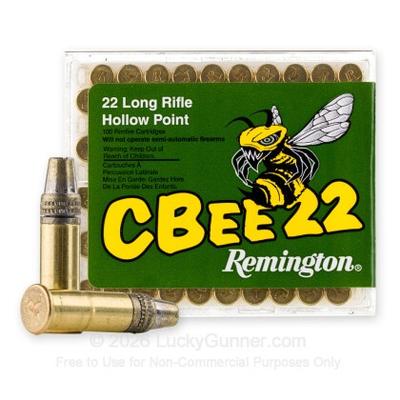 22LR 33GR Hollow Point CBEE Low Noise 100RD