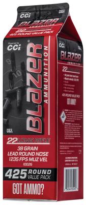 22LR 38GR Lead Round Nose Blazer 425RD