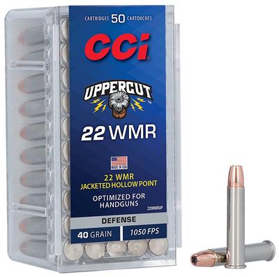 22WMR 40GR Jacketed Hollow Point Uppercut 50RD