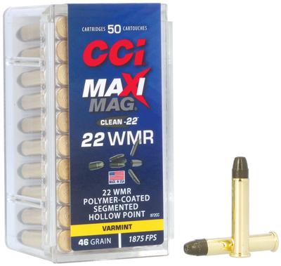 22WMR 46GR Segmented Hollow Point Maxi Mag 50RD