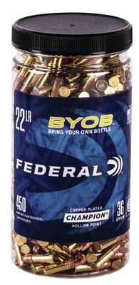22LR 36GR Copper Plated Hollow Point BYOB 450RD