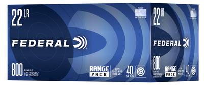 22LR 40GR Lead Round Nose Champion Training 800RD