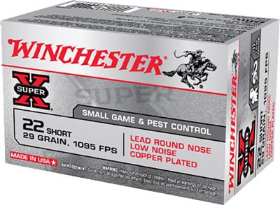 22SHORT 29GR Lead Round Nose Low Noise Copper Played SuperX 500RD