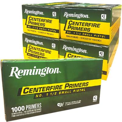 No. 1-1/2 Small Pistol Reloading Primers 5000CT