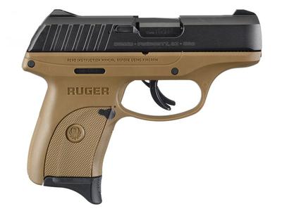EC9S 9mm 3.1in 7+1 Black/FDE Semi Auto Pistol - Manual Safety