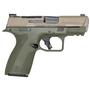  Shield X 9mm 3.6in 15 + 1 Od Green/Fde Pistol - Optic Ready & Manual Safety
