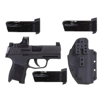 P365 Red Dot, 3 Mags, Holster Bundle 9mm 3.1in 12+1 Pistol