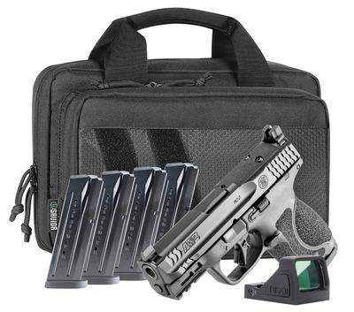 MP9 M2.0 5 Mags, Range Bag, Green Dot Bundle 9mm 3.60in 15+1 Pistol