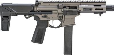 Saint Victor PDW 9mm 5.5in 32+1 Gray/Black Brace Pistol