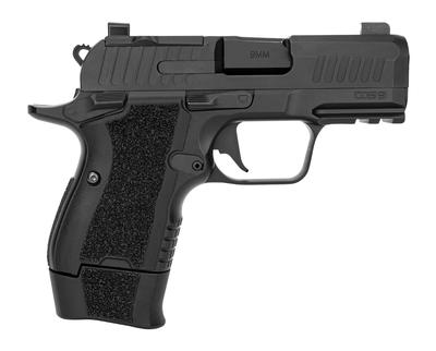 CDS9 9mm 3.18in 15+1 Black Semi Auto Pistol - Optic Ready & Manual Safety