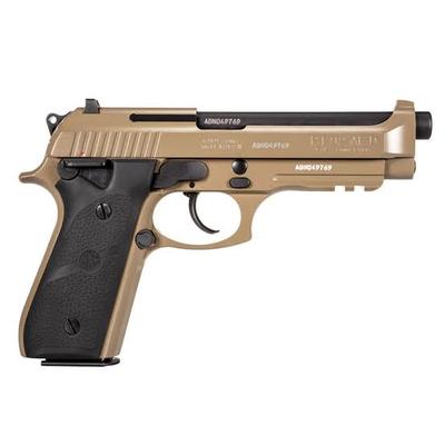 PT92 9mm 5in 17+1 FDE Semi Auto Pistol - Manual Safety