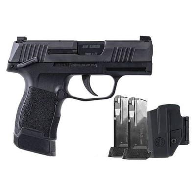 P365 3 Mags & Holster Tac Pac Bundle 9mm 3in 10+1 Pistol - Manual Safety