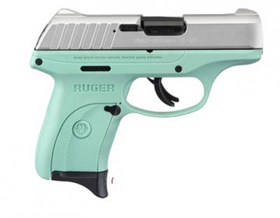E9CS 9mm 3.12in 7+1 Turquoise Semi Auto Pistol - Manual Safety