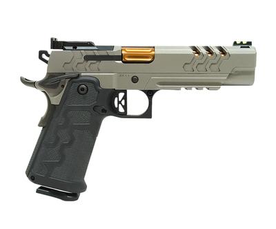 2K11 Target 9mm 5in 20+1 Stainless Steel Pistol - Optic Ready & Manual Safety