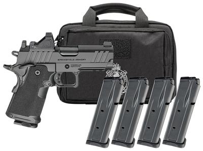 1911 DS Prodigy 4 Mags & Bag Gear Pac 9mm 3.50in 15+1 Pistol - Green Dot Optic