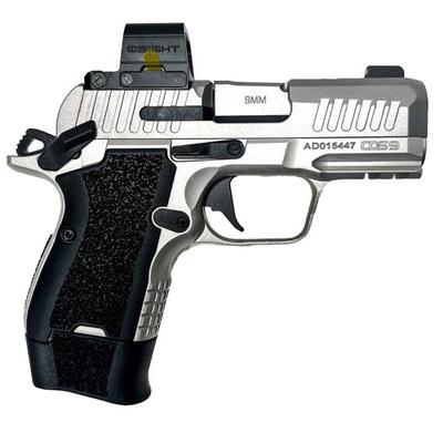 CDS9 9mm 3.18in 15+1 Stainless Steel Pistol - Red Dot Optic & Manual Safety
