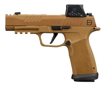 P365 DH3 9mm 3.70in 21+1 Coyote Semi Auto Pistol - Red Dot Optic