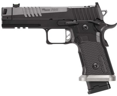 P211 GTO 9mm 4.40in 23+1 Black Semi Auto Pistol - Optic Ready & Manual Safety