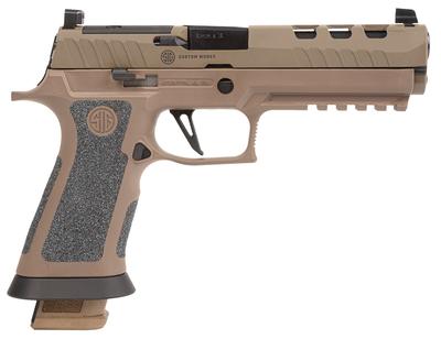 P320 XFive DH3 9mm 5in 21+1 Coyote DH3 Semi Auto Pistol - Optic Ready