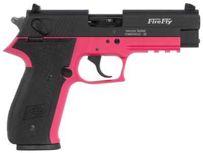 FireFly 22LR 4.0in 10+1 Pink/Black Semi Auto Pistol - Manual Safety