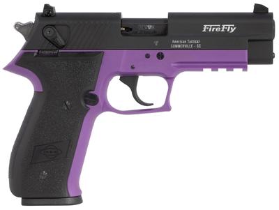 FireFly 22LR 4.0in 10+1 Black/Purple Semi Auto Pistol - Manual Safety
