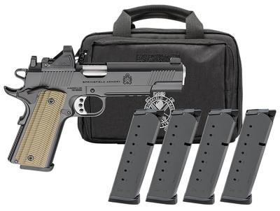 Operator AOS 4 Mags, Bag, Green Dot Gear Pac Bundle 45 ACP 5.0in 8+1 Pistol
