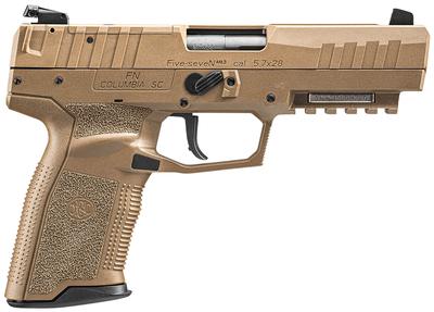 Five-seveN MRD 5.7x28mm 4.80in 10+1 FDE Pistol - Optic Ready & Manual Safety